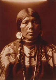 First Nations Prints: The wife of Ow High, c1905. Creator: Edward Sheriff Curtis