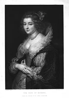 Fourment Prints: The Wife of Rubens, (c1830). Creator: Johannes de Mare
