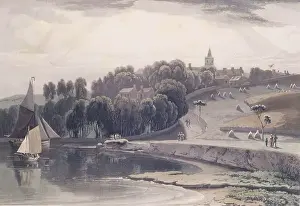 Haystack Prints: Wigtown, Galloway. Creator: William Daniell