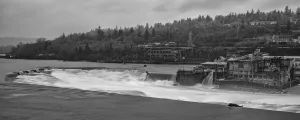 Panoramic Gallery: Wilamette Falls. Creator: Joshua Johnston