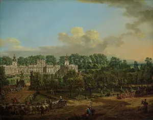 1776 Prints: Wilanow Palace as seen from the entrance, 1776. Creator: Bellotto, Bernardo (1720-1780)