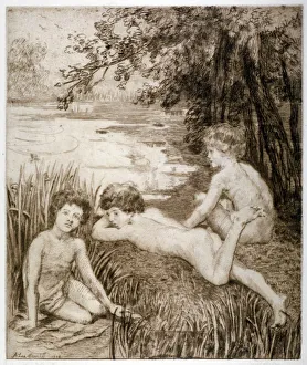 Reed Gallery: Wild Duck, 1913. Artist: Anna Lea Merritt