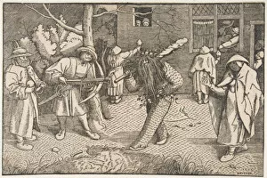 Crossbow Gallery: The Wild Man or the Masquerade of Orson and Valentine, 1566. Creator: Unknown