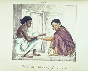 Crouching Prints: Wild Six Paking the Greenspal, 1837. Creator: Unknown