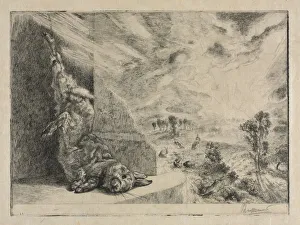 1833 1914 Prints: The Wild Rabbit, 1891. Creator: Felix Bracquemond (French, 1833-1914)