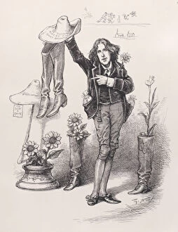 Images Dated 29th September 2020: Wilde on Us. Something To 'Live Up'To in America, June 10, 1882