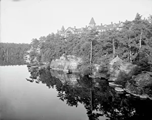 Minnewaska Prints: The Wildmere House from the lake