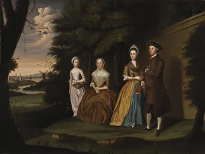 Squirrel Prints: The Wiley Family, 1771. Creator: William Williams