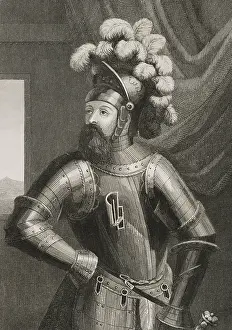 9th Century Prints: Wilfred I the Hairy, (840- 897)