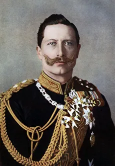 Wilhelm II, Emperor of Germany and King of Prussia, late 19th-early 20th century Wilhelm II, Emperor of Germany and King of Prussia, late 19th-early 20th century