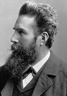 Wilhelm Konrad von Roentgen, German physicist, 1901