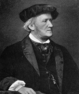 Theory Gallery: Wilhelm Richard Wagner, (1813-1883), German composer, conductor, music theorist, 1909