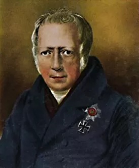 Wilhelm von Humboldt 1767-1835. - Gemalde von Fr. Kruger, 1934