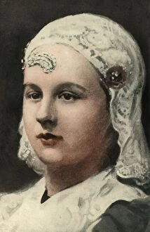 Wilhelmina, Queen of Holland, 1910. Creator: Joseph Simpson
