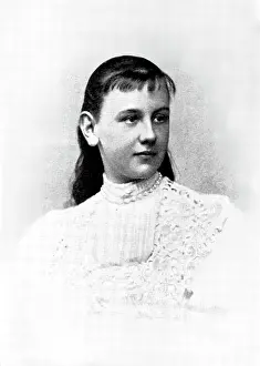 Princess Wilhelmina Prints: Wilhelmina, Queen of the Netherlands, 1895. Creator: Richard Kameke