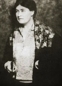 Willa Cather, American novelist, mid 1920s