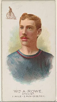 Bicycles Collection: William A. Rowe, Cyclist, from Worlds Champions, Series 2 (N29) for Allen &