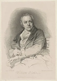 Luigi Schiavonetti Prints: William Blake, 1808, published 1813. Creators: Thomas Phillips, Luigi Schiavonetti