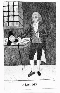 William Brodie, Scottish cabinetmaker and criminal, 1788. Artist: John Kay William Brodie, Scottish cabinetmaker and criminal, 1788. Artist: John Kay