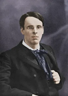 Wb Yeats Prints: William Butler Yeats, Irish poet and playwright, c1900s