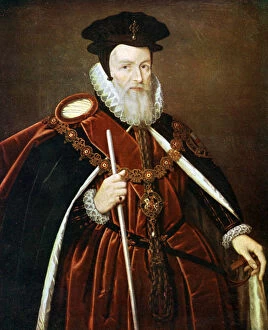 Philip Collection: William Cecil, 1st Baron Burghley, 16th century (c1905)