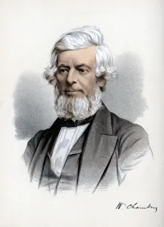 William Chambers of Glenormiston, Scottish publisher and politician, c1890. Artist: Cassell, Petter & Galpin
