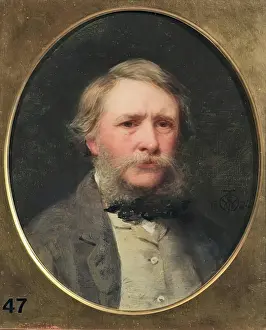 Mutton Chops Prints: William Charles Thomas Dobson, Self Portrait, 1884. Creator: William Charles Thomas Dobson