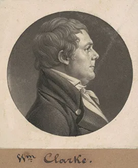 William Clark Prints: William Clark, 1807. Creator: Charles Balthazar Julien Fevret de Saint-Memin