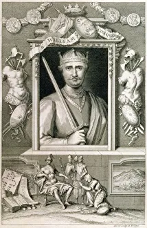 Vertue Prints: William the Conqueror, 11th century Duke of Normandy and King of England, (18th century)