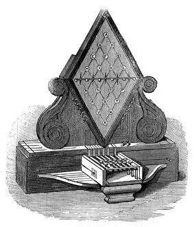 Charles Wheatstone Collection: William Cooke and Charles Wheatstones five-needle telegraph, patented 1837, (19th century)