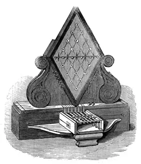 William Cooke and Charles Wheatstones five-needle telegraph, patented 1837, (19th century)