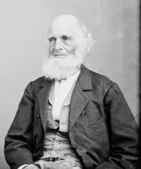 Editor Gallery: William Cullen Bryant, between 1855 and 1865. Creator: Unknown
