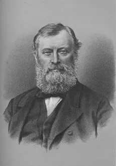 Elliott And Fry Gallery: William Edward Forster, British industrialist, philanthropist and politician, c1880 (1883)