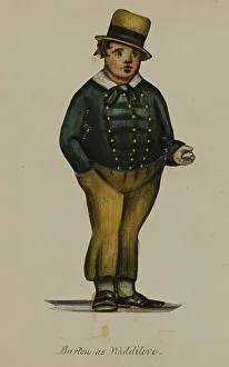 Chubby Prints: William Evans Burton (1804-1860) as Waddilove [In To Parents and Guardians]
