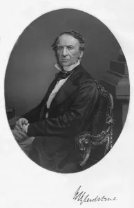 William Ewart Prints: William Ewart Gladstone, 1859. Artist: Edward William Stodart