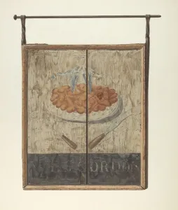 Tavern Sign Prints: William Gordons Tavern Sign, c. 1940. Creator: John Matulis