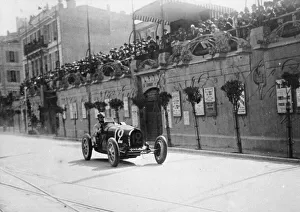 Bugatti Prints: William Grover-Williams in a Bugatti 35B, in the Monaco Grand Prix, 1929