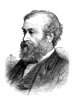 William Harrison Ainsworth (1805-1882), English historical novelist, 1882