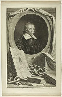 Jacob Houbraken Prints: William Harvey, M.D. 1739. Creator: Jacobus Houbraken