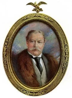 William Howard Collection: William Howard Taft, American president, 1910.Artist: Alyn Williams