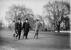 Lawmaker Prints: William Howard Taft Out For A Stroll with Archibald Butt