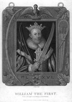 Images Dated 20th February 2007: William I, King of England, (1793).Artist: J Fittler