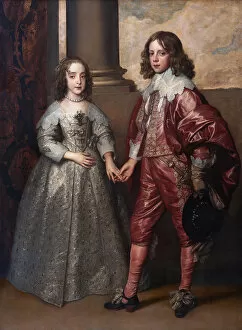Princess Royal Gallery: William II, Prince of Orange, and his Bride, Mary Henrietta Stuart, First third of 17th cen