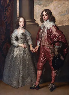 Princess Royal Gallery: William II, Prince of Orange, and his Bride, Mary Henrietta Stuart, First third of 17th cen