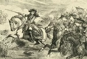 William Iii Gallery: William III. At the Battle of the Boyne, (1690), 1890. Creator: Unknown