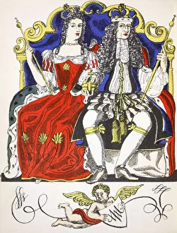 Mary Stuart Gallery: William III and Mary II, King and Queen of Great Britain and Ireland from 1688, (1932)