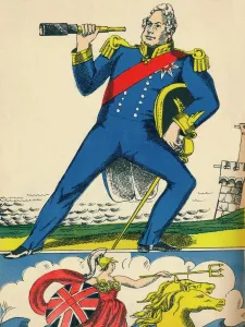 Flags Gallery: William IV, King of Great Britain and Ireland from 1830, (1932). Artist: Rosalind Thornycroft