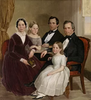 National Portrait Gallery: William Jervis Hough and Family, c. 1852-1853. Creator: J. Brayton Wilcox
