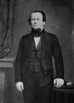 Lawmaker Gallery: William King Sebastian of Arkansas, between 1855 and 1865. Creator: Unknown