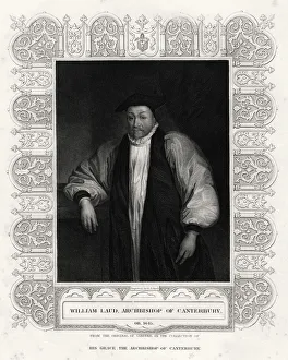 Ryall Prints: William Laud, Archbishop of Canterbury, 19th century. Artist: Henry Thomas Ryall